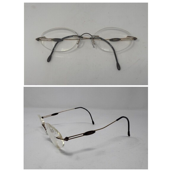 Silhouette M7374 6053 Rimless Eyeglass Frames Gold 19-35-135 Austria Authentic main image 10